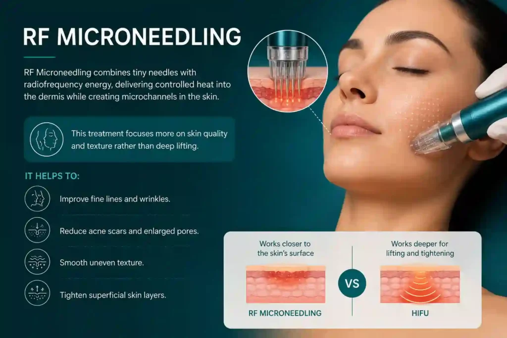 What Does RF Microneedling Do That HIFU Alone Cannot Lincolnshire